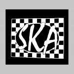 SKA čierne trenírky BOXER s tlačeným logom, top kvalita 95%bavlna 5%elastan